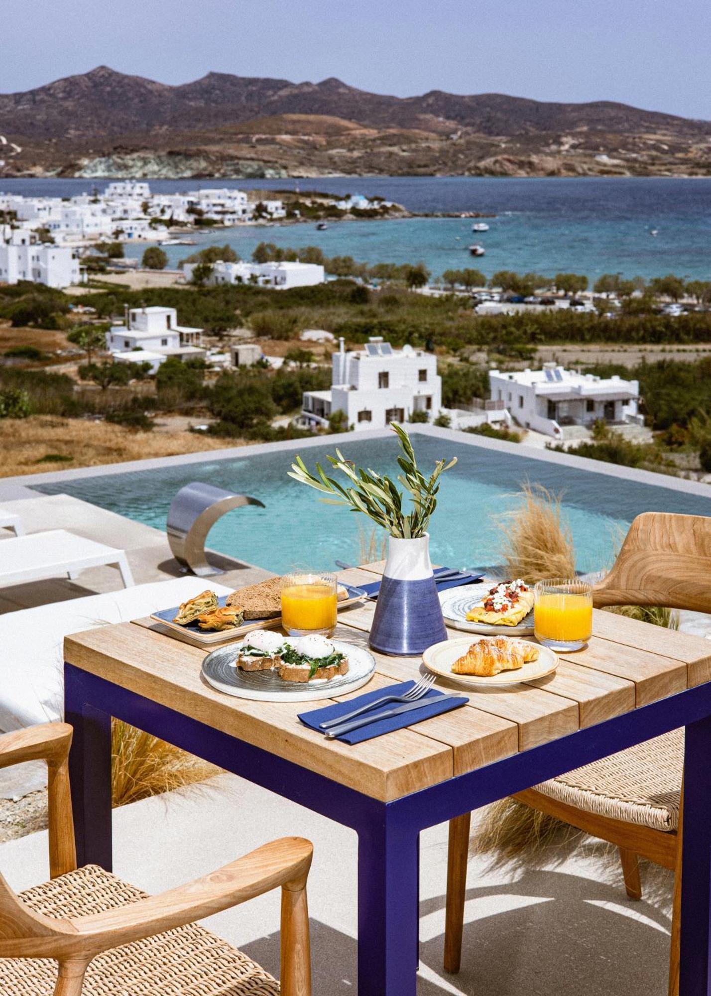 Milos Breeze Boutique Hotel ポロニア エクステリア 写真