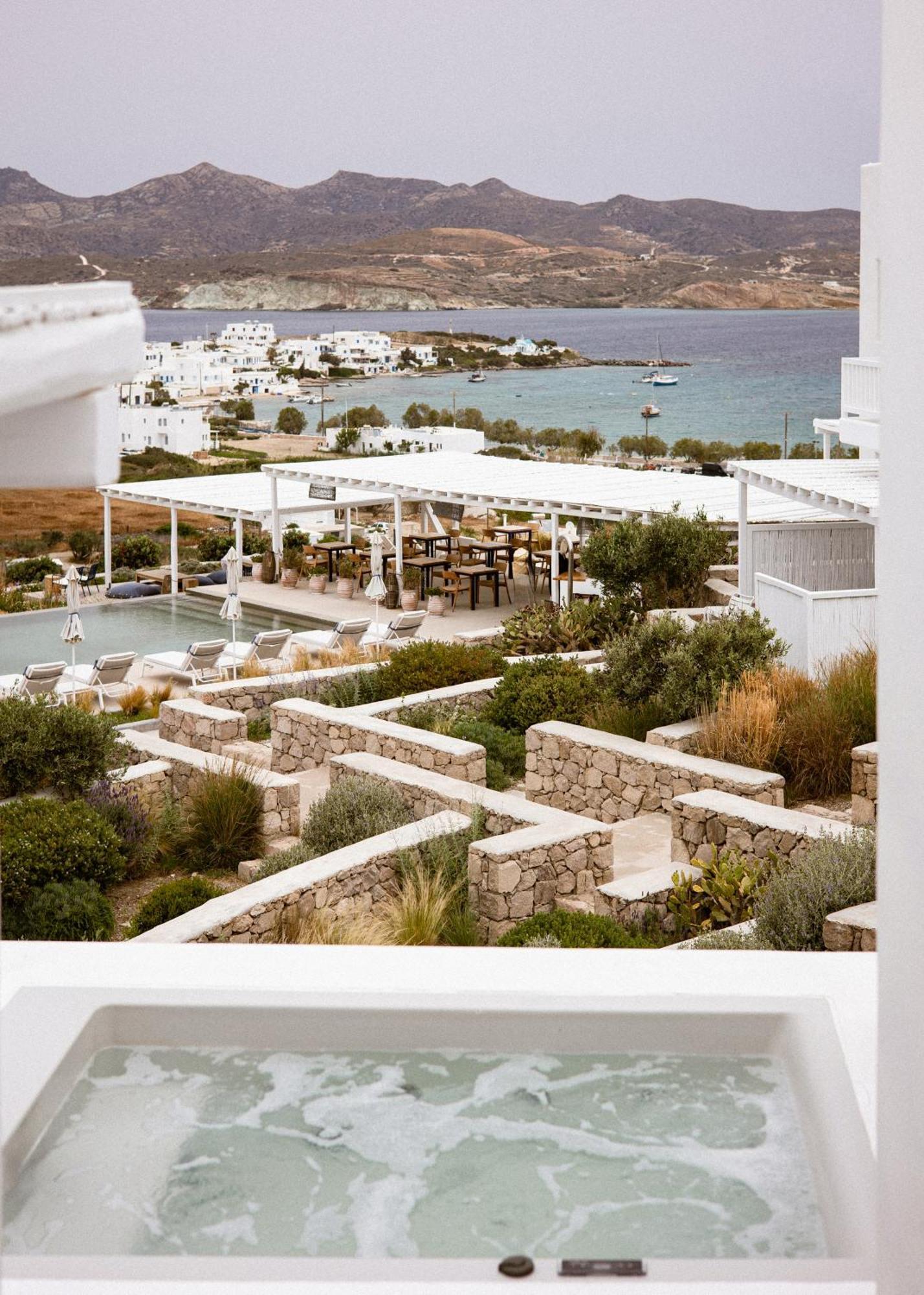 Milos Breeze Boutique Hotel ポロニア エクステリア 写真